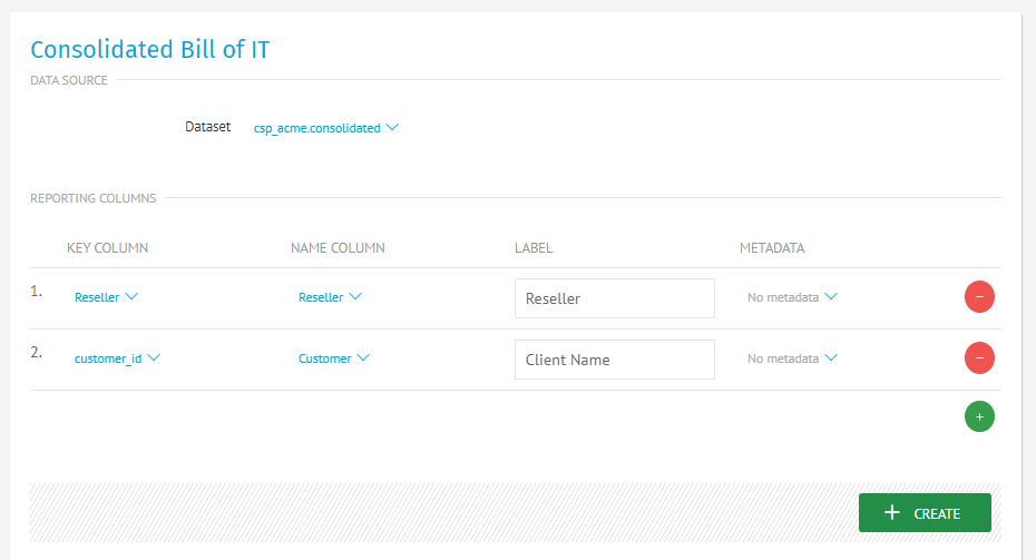 Creating a Report Definition